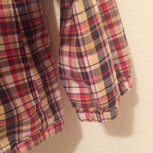 Style & Co Plaid Shirt Jacket with Hood 100% Cotton Large - Picture 7 of 9